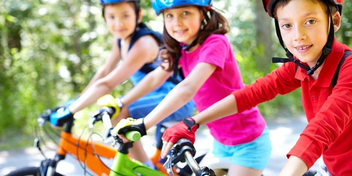 Children With Bikes